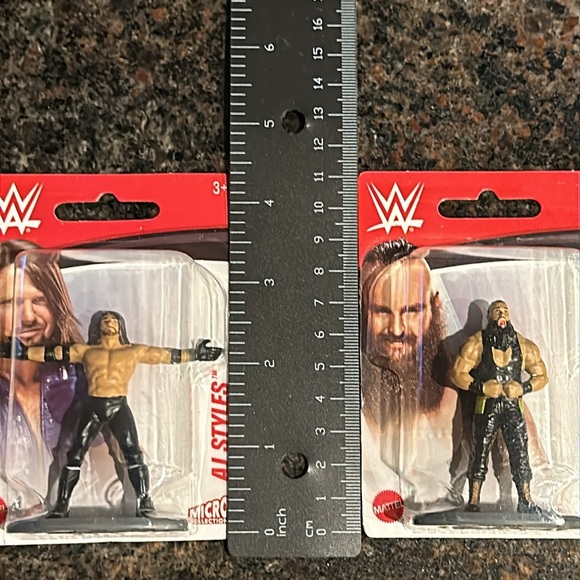 WWE Micro Collection John Cena Aj Styles Braun Strowman Wrestling Mattel figures - Picture 8 of 11